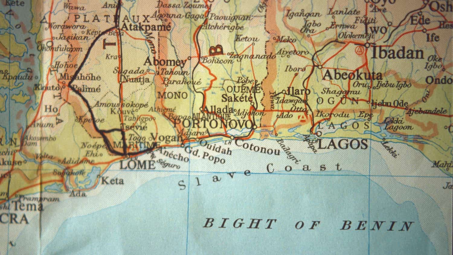 Michelinkarte 953 Atlantikküste Togo
