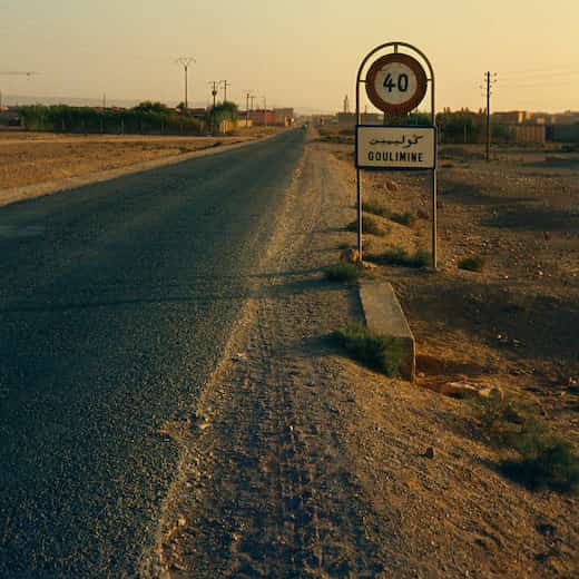 Goulimine, der Grenzort zur Krisenregion Spanisch Westsahara in Marokko