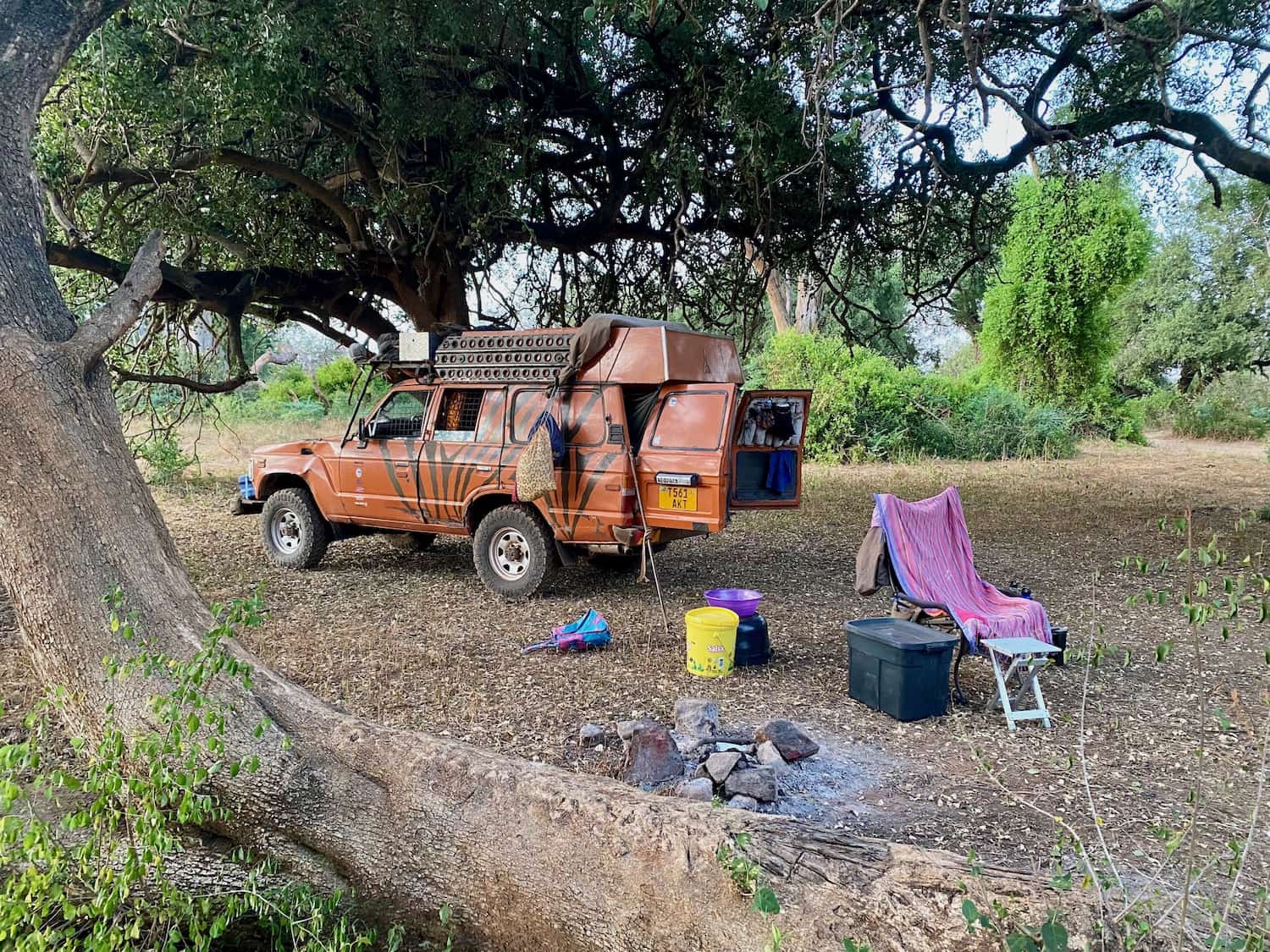 Ndololo Campsite im Tsavo East Nationalpark