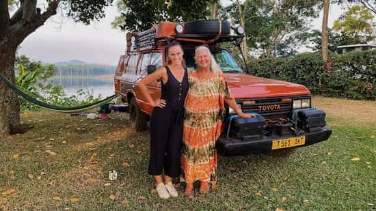 Katja von Peace Love & Om interviewt mich in Jinja/Uganda